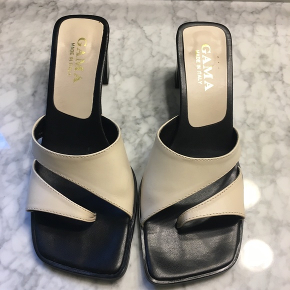 Gama Shoes - 📣HP📣 Italian! Gama Thong Slide Cream Size 7.5M